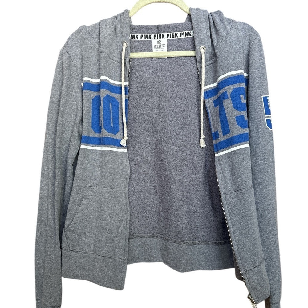 Victoria’s Secret PINK NFL Collection Indianapolis Colts Zip-Up Hoodie - Picture 4 of 6